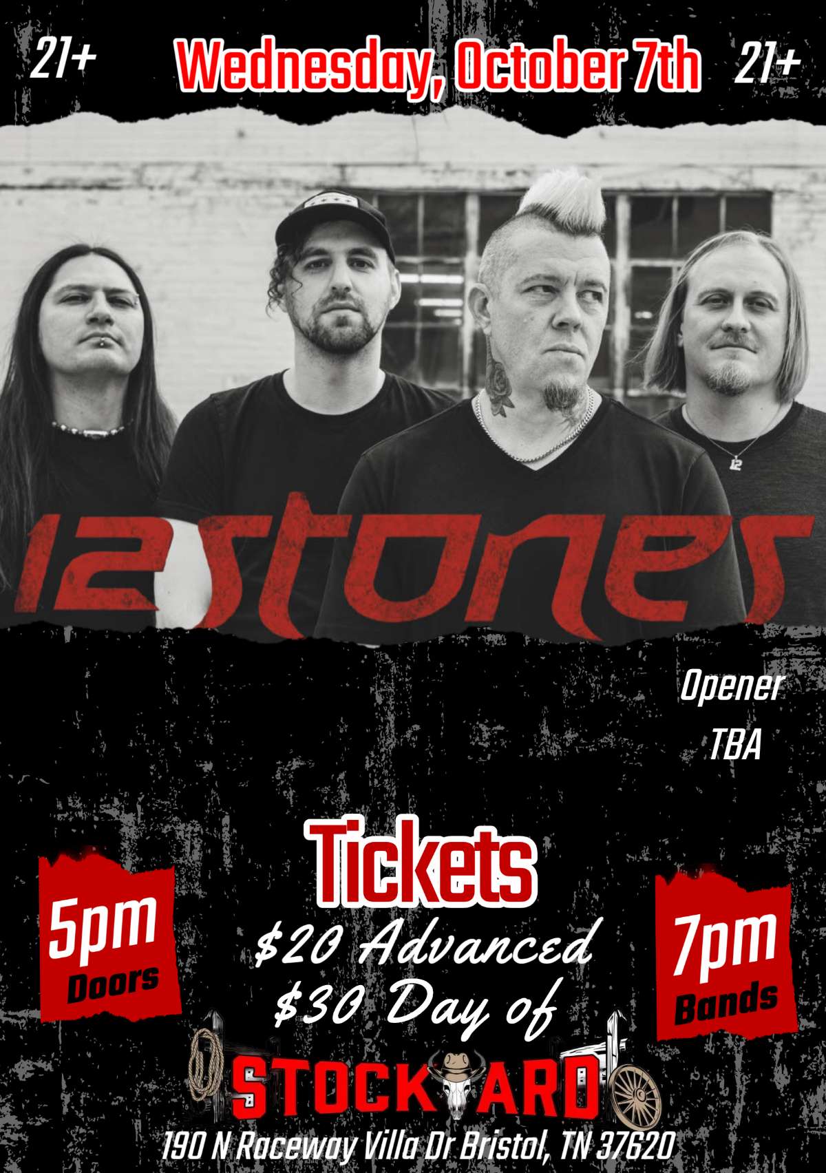 12 Stones live at Stockyard